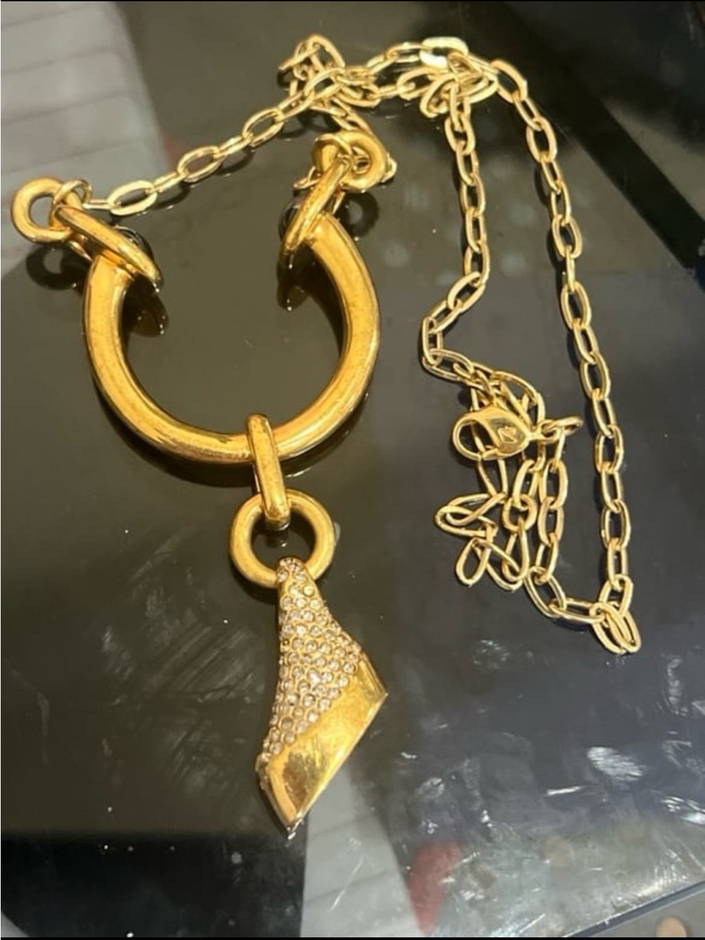 Vintage Swarovski pendant necklace collectors item - read description